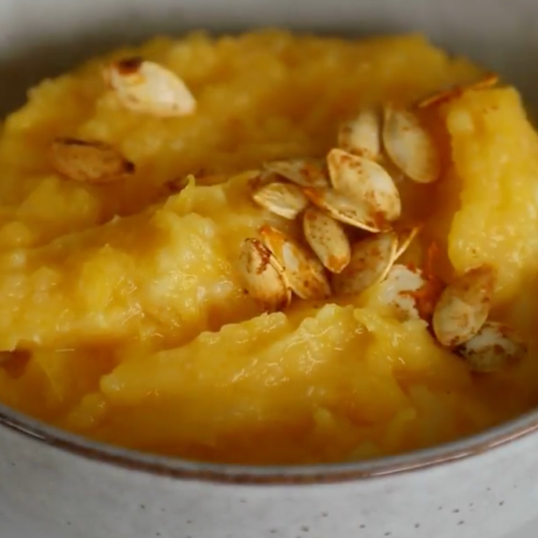 Pumpkin, Roasted Potato Garlic Mash Recipe
