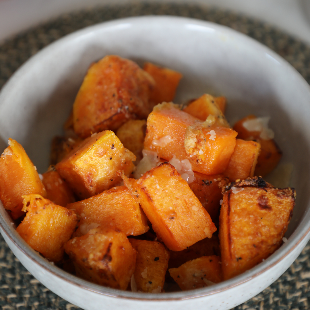 Air Fryer Butternut Squash and Parmesan Bites Recipe