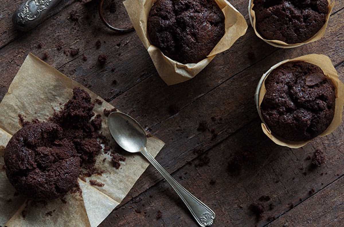Dark Chocolate & Ginger Muffins