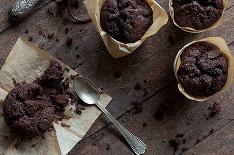 Dark Chocolate & Ginger Muffins