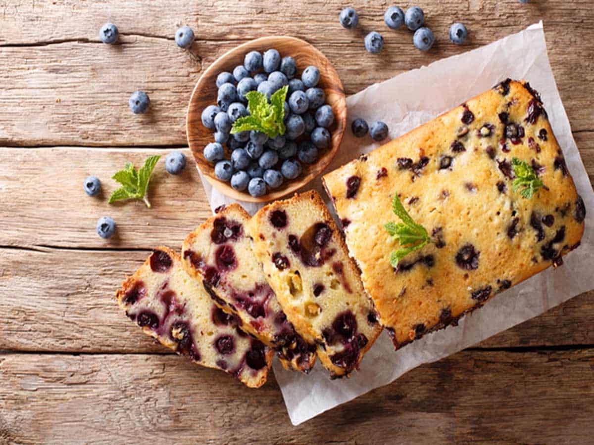 Blueberry Yoghurt Cake