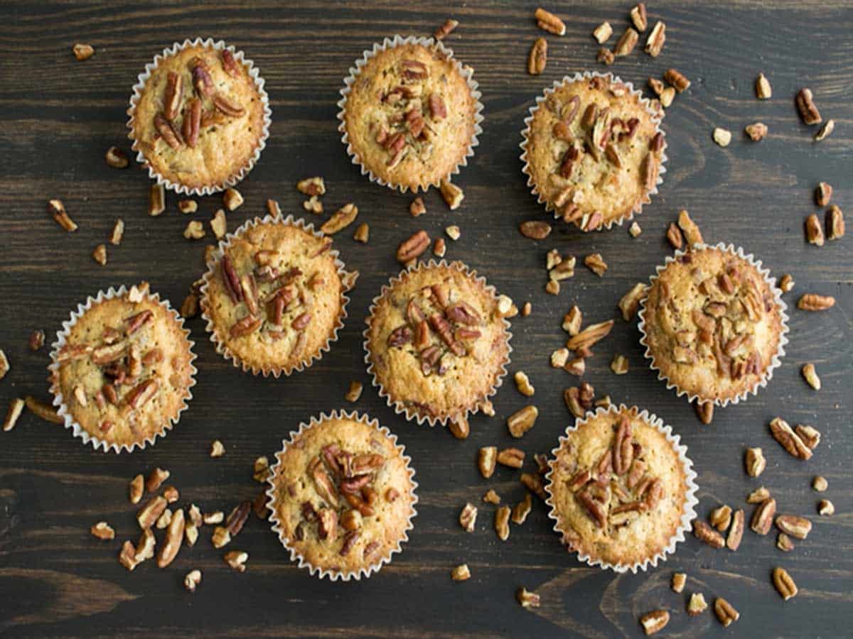 Carrot & Pecan Muffins