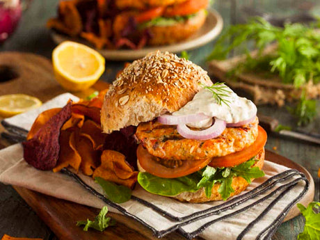 Asian Salmon Burgers