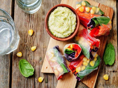 Rainbow Spring Rolls