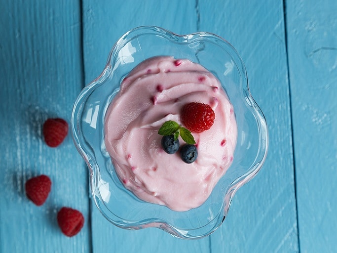 Champagne & Raspberry Possets