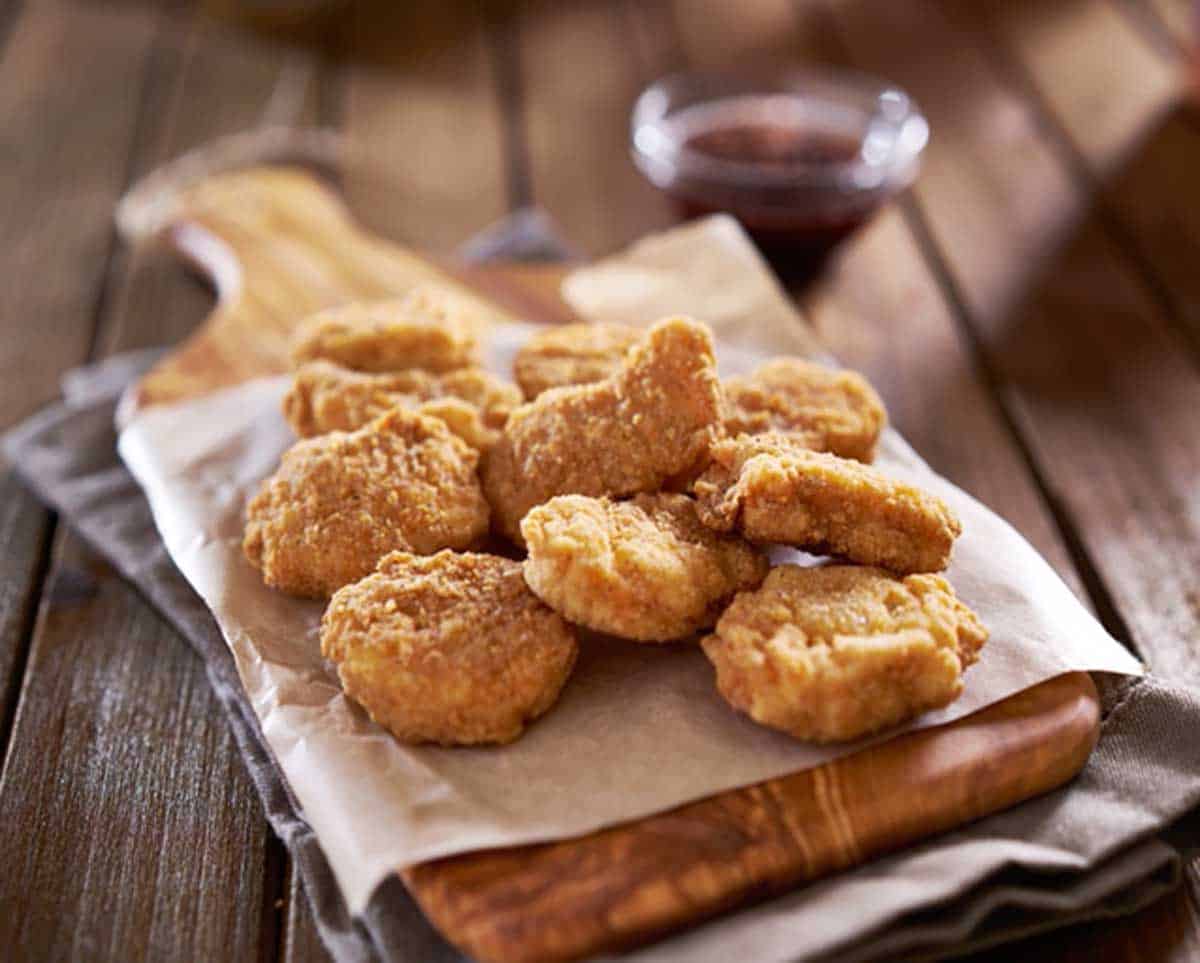 Chicken Goujons with BBQ Sauce