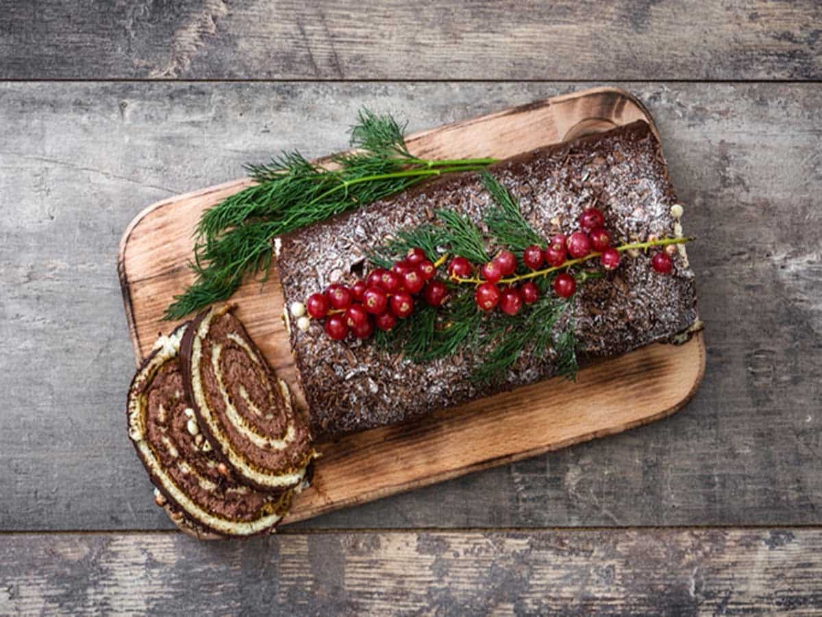 Brandy Butter Yule Log