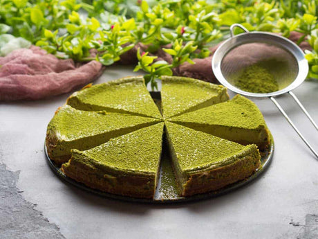 White Chocolate & Matcha Mousse Cake