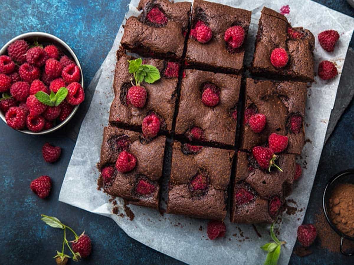 Chocolate & Raspberry Brownies