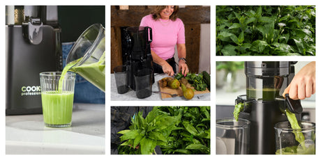 Seasonal Wild Garlic, Kiwi & Pear Juice