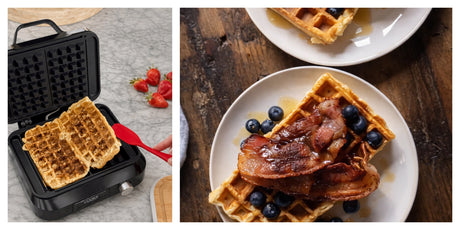 Bacon, Blueberry and Maple Waffles