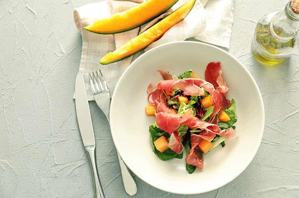 Melon & Prosciutto Salad