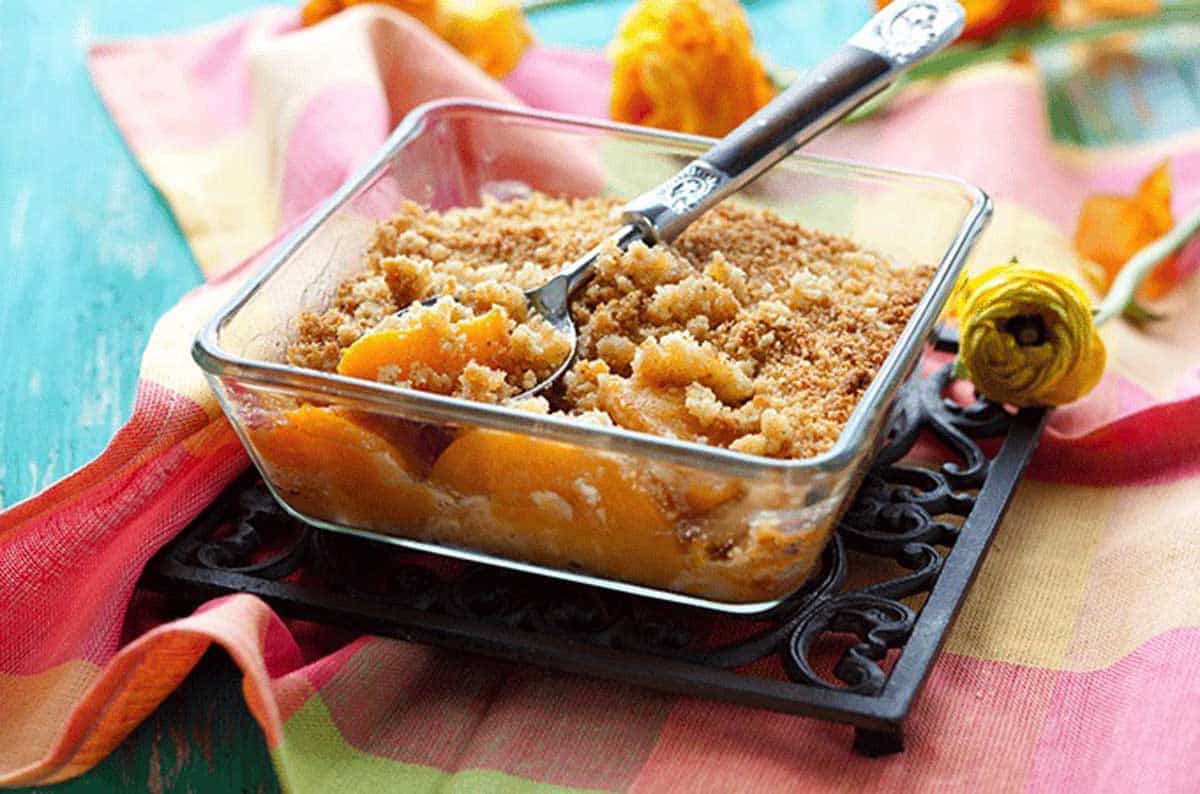 Peach Crumble