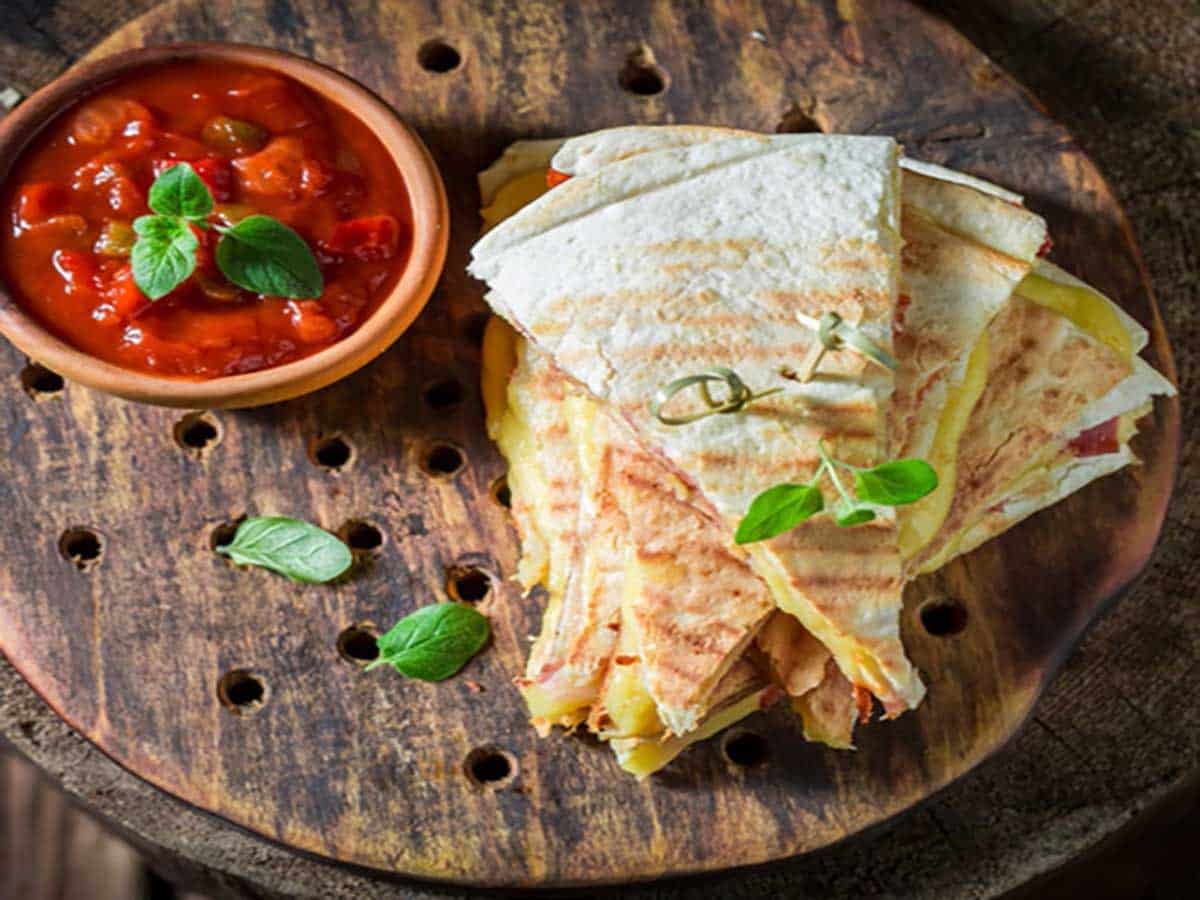 Pizza Quesadillas