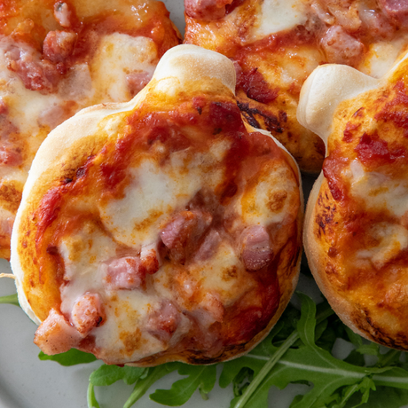 Air Fryer Pumpkin Pizzas