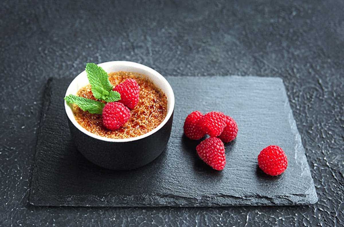 Raspberry Brûlées