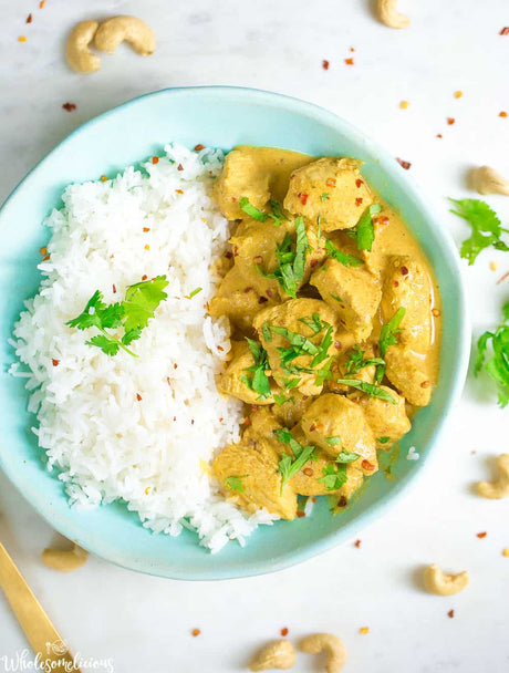 Slow-cooker chicken korma