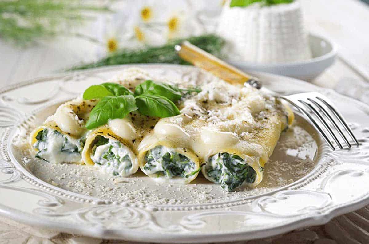 Spinach & Ricotta Cannelloni