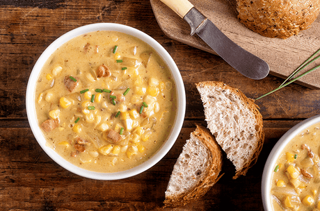 Sweetcorn & Smoked Haddock Chowder