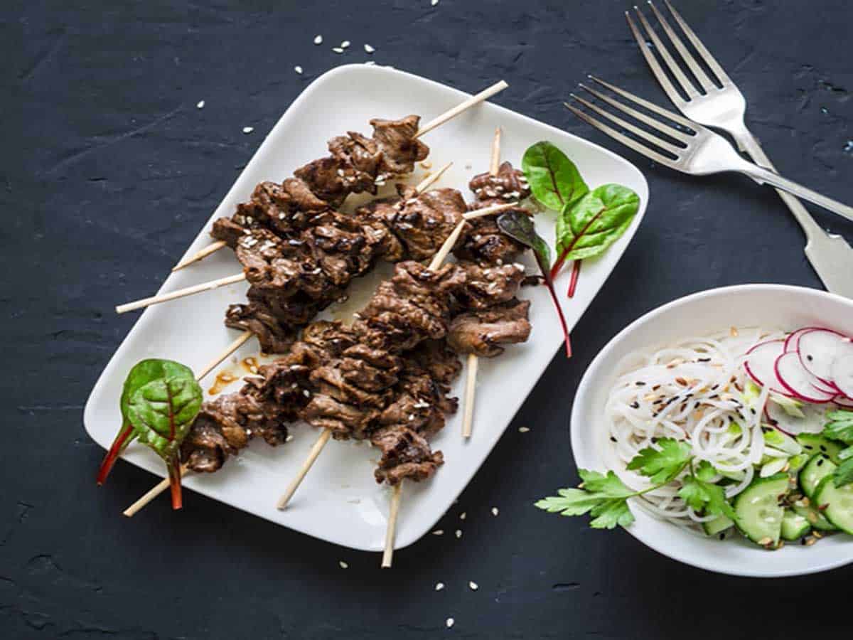 Teriyaki Beef Skewers