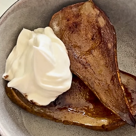 Air Fryer Baked Pears
