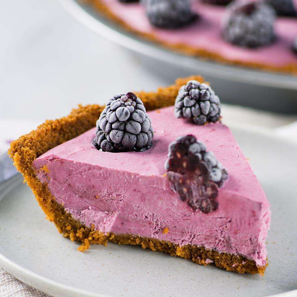 Blackberry-Lemon Ice Cream Pie