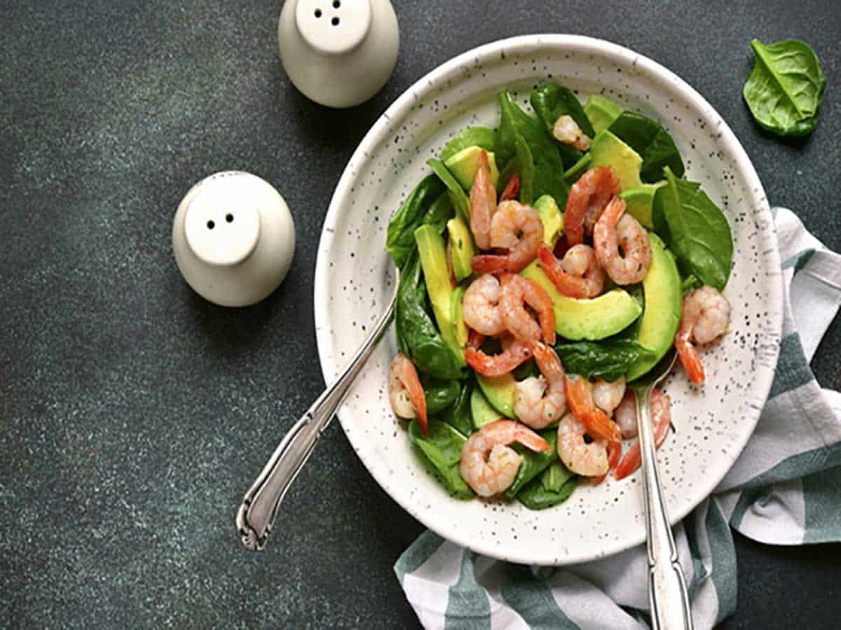 Avocado & Prawn Salad