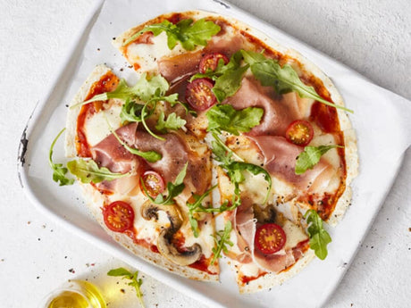 Ham, mushroom & rocket