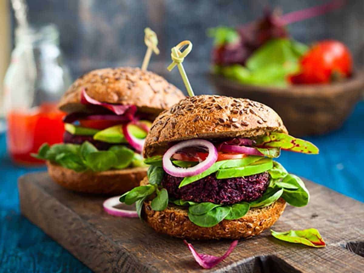 Vegan Spicy Carrot & Bean Burgers