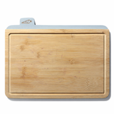 Cooks Professional 1 Piece Bamboo Index Chopping Vegetable Board | Grey Tabs