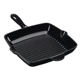 Cook Professional Cast Iron Frying Pan & Skillet 2 Piece Set | Black