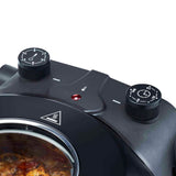 Cooks Professional Electric Pizza Oven Set | Black