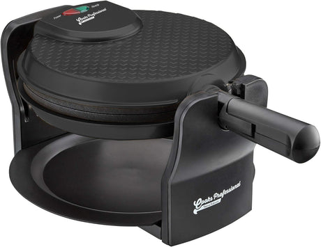 Cooks Professional Luxury Rotary Waffle Maker | Powerful 920W | Non-Stick | Easy Clean | Black
