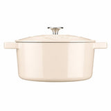 Cooks Professional 26cm Cast Iron Casserole | Ivory