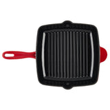 Cooks Professional Cast Iron Skillet Pan | Red