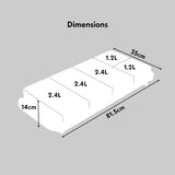 Cooks Professional 5 Section Buffet Warmer | 9.6L | Black