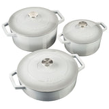 Cooks Professional Set of 5 Cast Iron | Grey