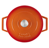 Cooks Professional Set of 5 Cast Iron | Orange