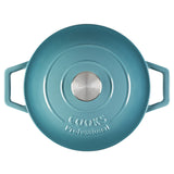 Cooks Professional Set of 5 Cast Iron | Teal