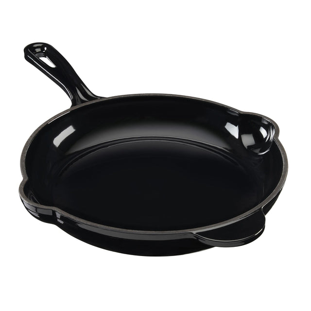Cooks Professional Cast Iron Frying Pan | Black