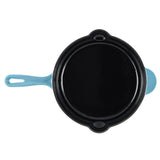 Cooks Professional Cast Iron Frying Pan | Teal