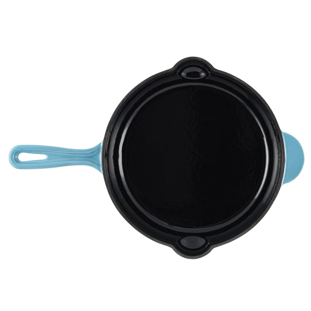 Cooks Professional Cast Iron Frying Pan | Teal