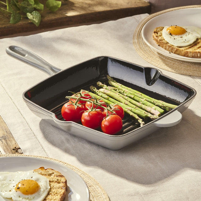Cooks Professional Cast Iron Skillet Pan | Grey