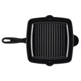 Cook Professional Cast Iron Frying Pan & Skillet 2 Piece Set | Black