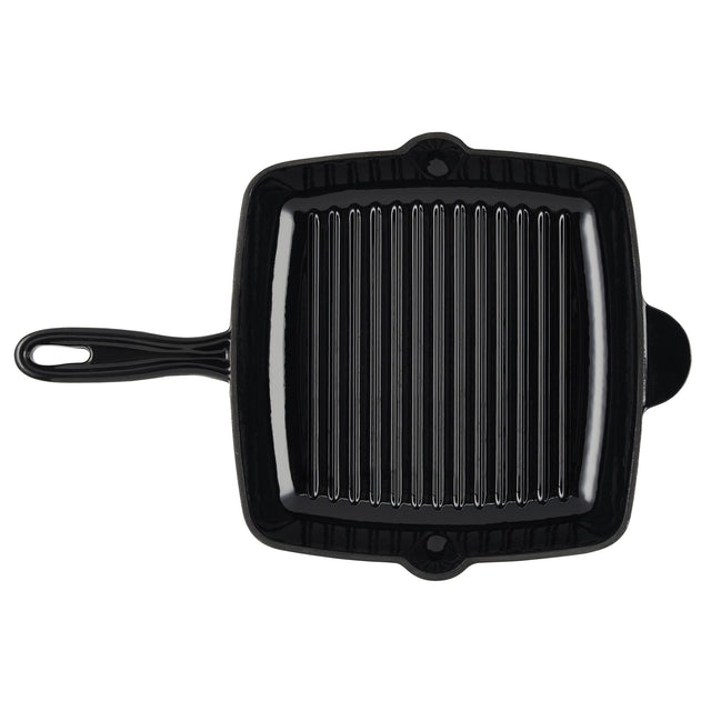 Cook Professional Cast Iron Frying Pan & Skillet 2 Piece Set | Black