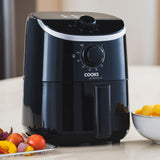 Cooks Professional Compact Air Fryer | 2L Capacity | 900W | Manual Timer and Temperature Control