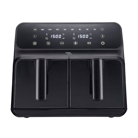 Cooks Professional 8L Digital Dual Air Fryer | Black