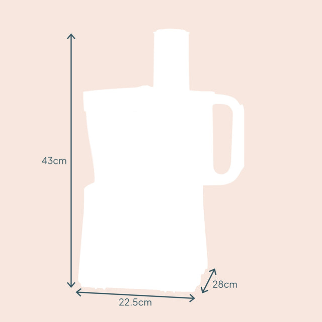 Cooks Professional Food Processor | Black / Rose Gold