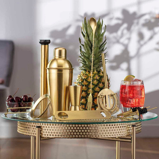 Cooks Professional 10-Piece Cocktail Set | Stainless Steel | Gold