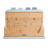 Cooks Professional Index Chopping Board Set | 4-Piece Bamboo | Durable and Easy Clean | Multi-Coloured
